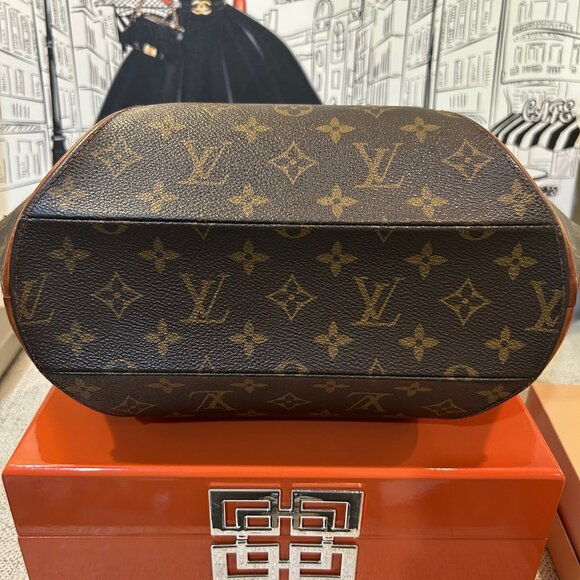 Louis Vuitton Ellipse MM Monogram "Bowling" Bag Canvas & Leather - Picture 15 of 16